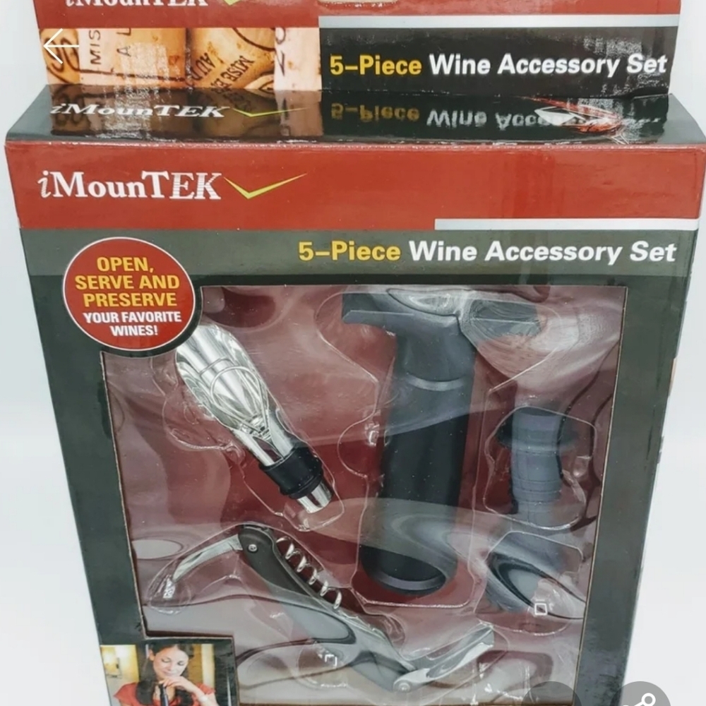 iMounTEK 5-Piece Wine Accessory Set